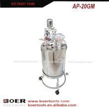 Bomba de diafragma do ar do tanque da pintura de ar &amp; tanque de aço inoxidável do agitador do ar